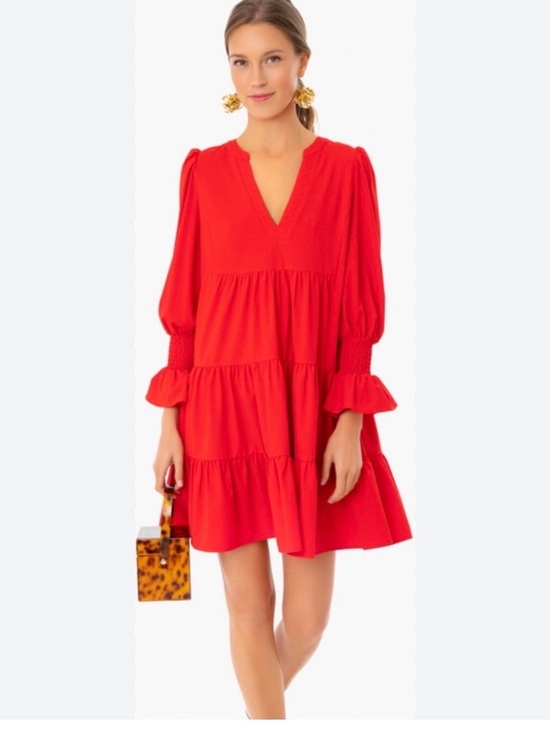 Pomander Place Dresses & Skirts - Pomander Place Red Tiered Dress size XS NWOT
